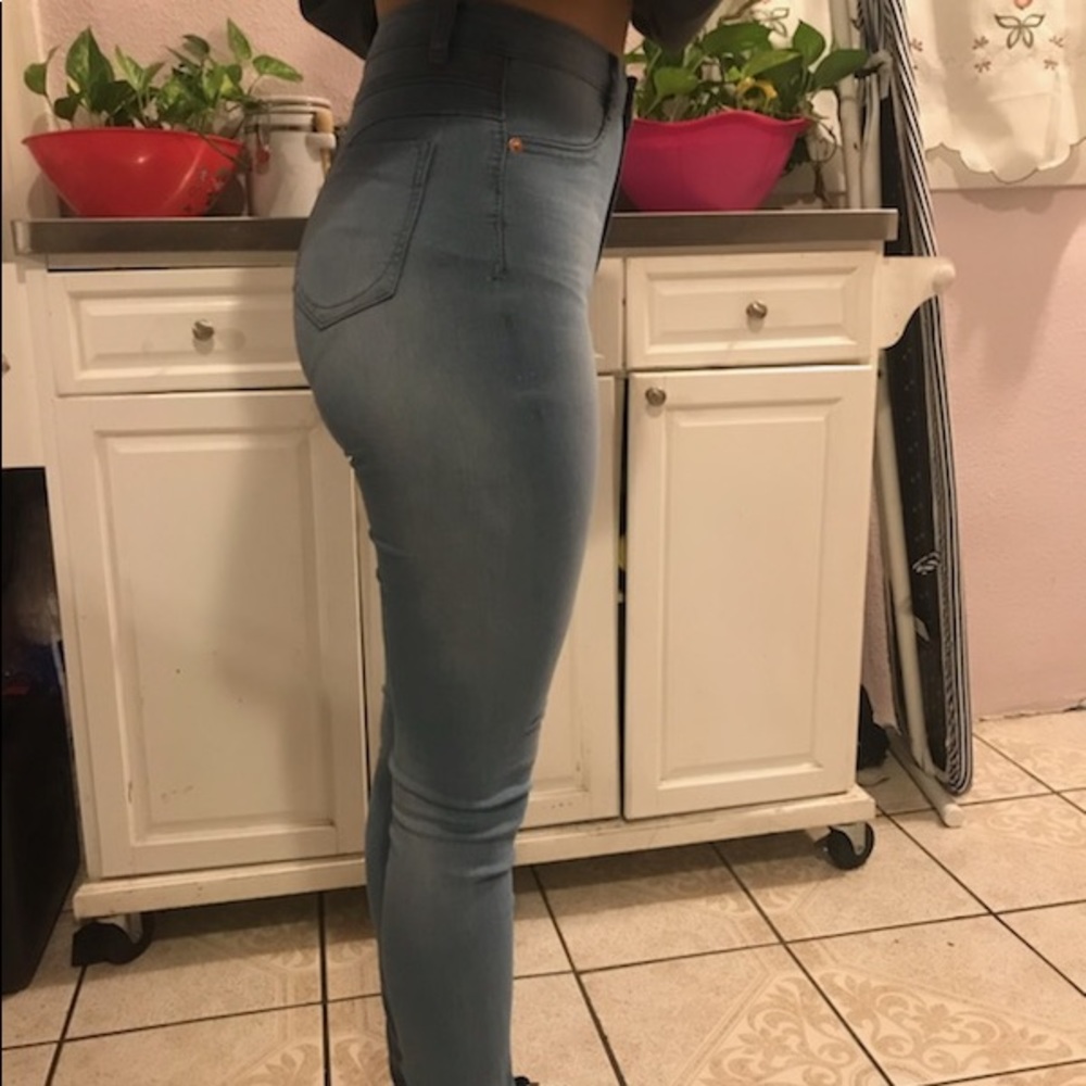 Extra high waist jeggings